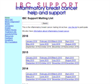 Tablet Screenshot of ibcsupport.org